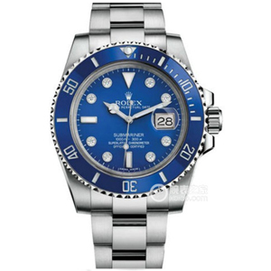 VS厂劳力士蓝水鬼丹东3135机潜航者型