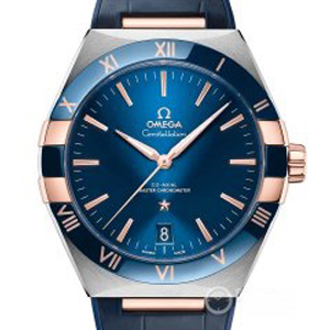 VS厂欧米茄精钢间玫蓝圈蓝面星座8900机131.23.41.21.03.001